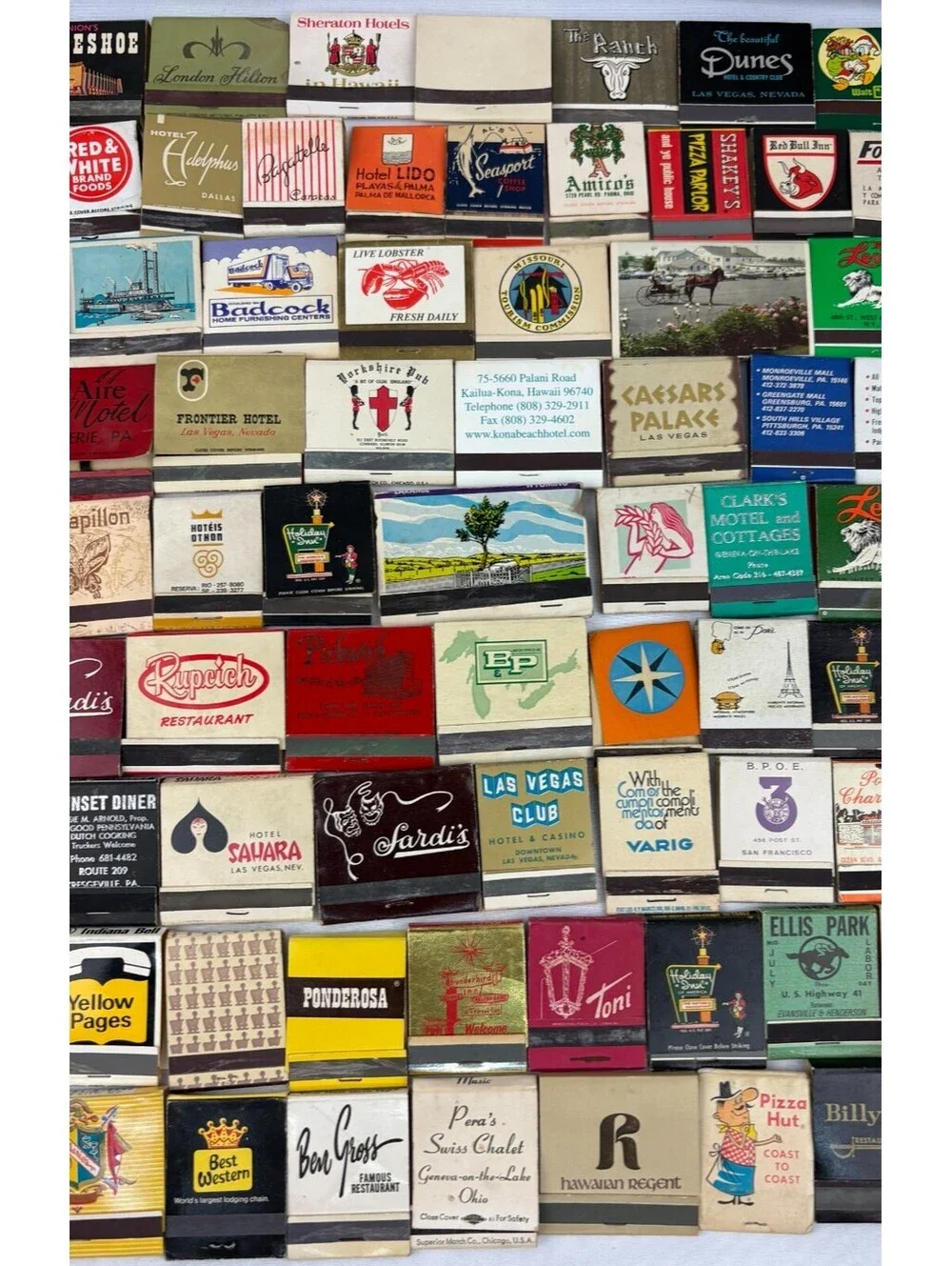 Vintage Matchbooks Mixed Lot of New, Opened & Used 180pcs (2)